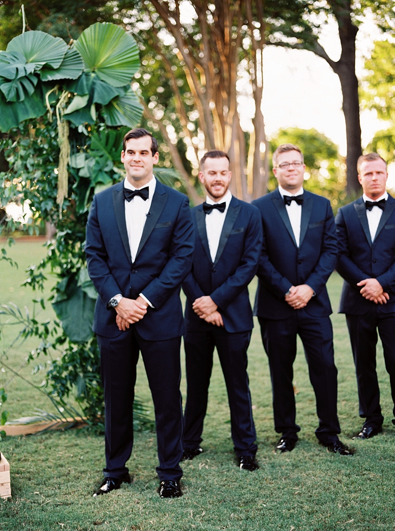 Dallas Film Wedding Photographer, Dallas Arboretum Summer Wedding, Tropical Garden Wedding, Callie Manion Photography