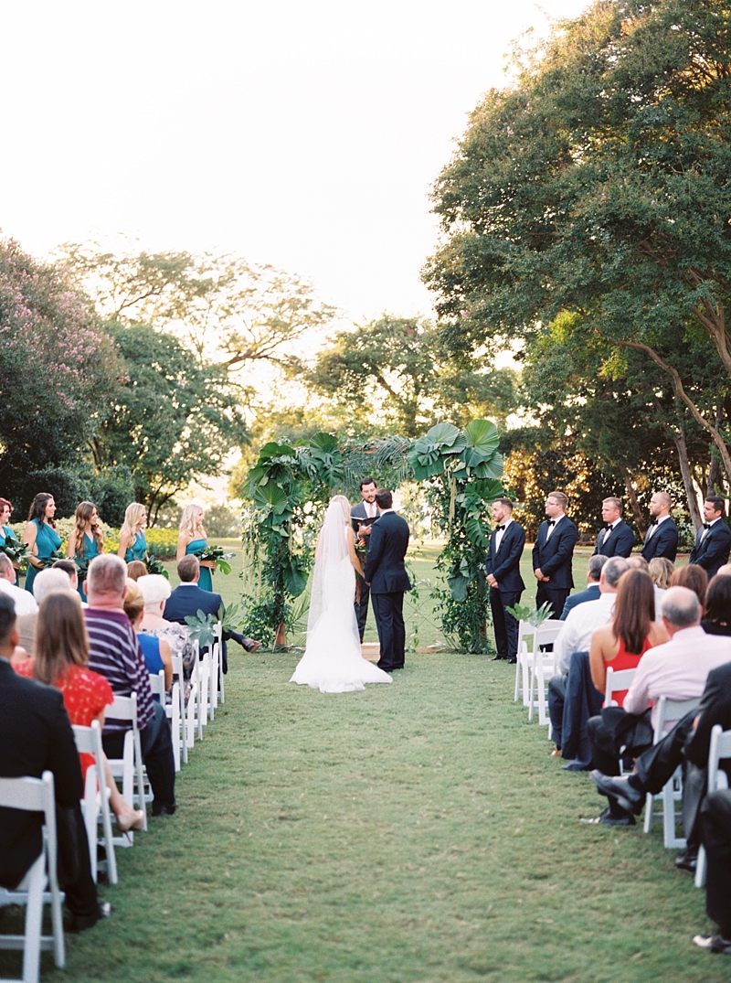 Dallas Film Wedding Photographer, Dallas Arboretum Summer Wedding, Tropical Garden Wedding, Callie Manion Photography