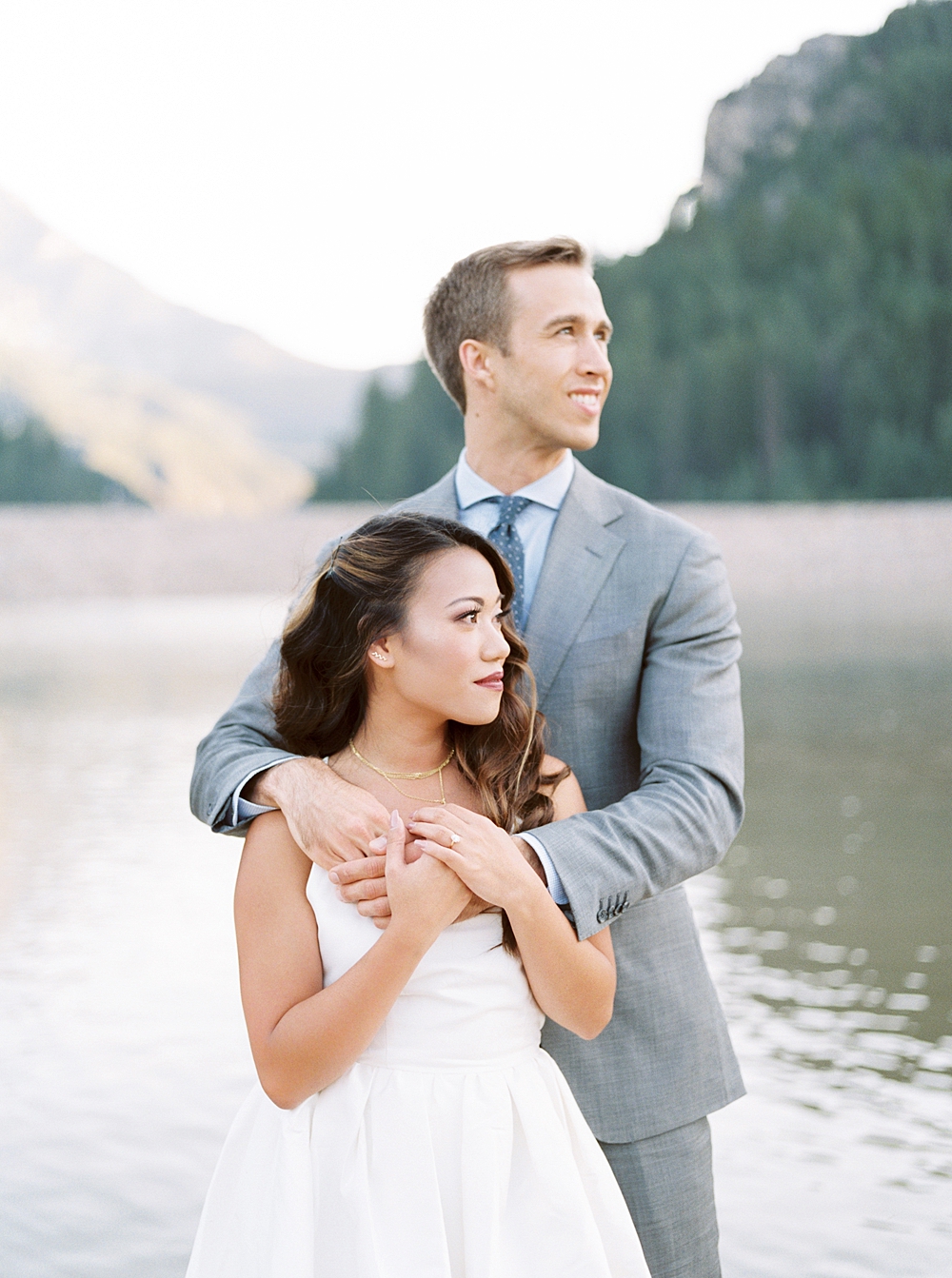 Tibble Fork Reservoir Canoe Engagement Session | Utah SLC Vail Colorado Wedding Photographer | Callie Manion Photography | www.calliemanionphotography.com