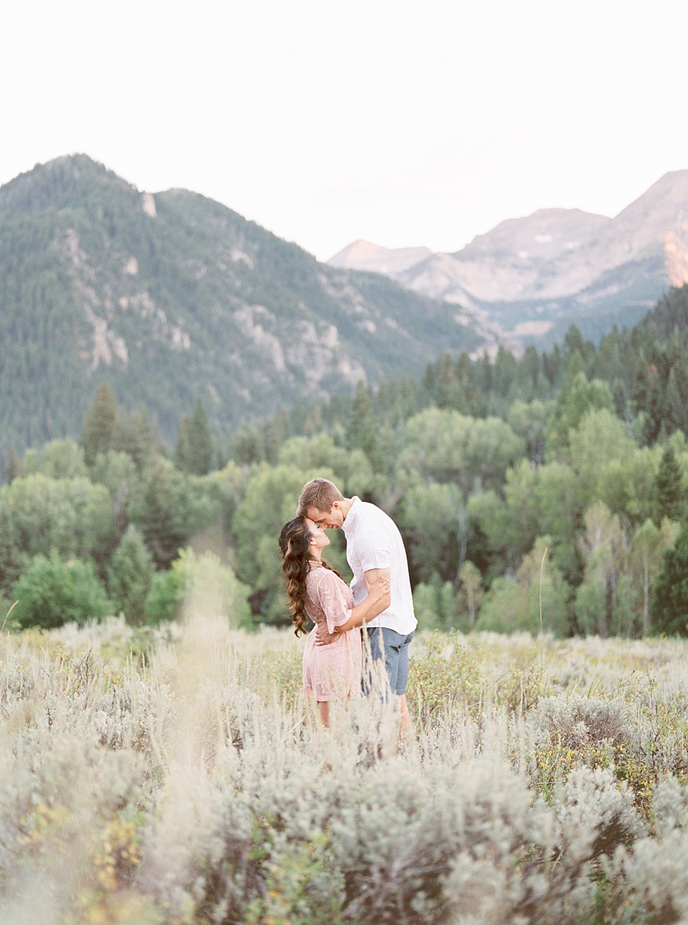 Tibble Fork Reservoir Canoe Engagement Session | Utah SLC Vail Colorado Wedding Photographer | Callie Manion Photography | www.calliemanionphotography.com