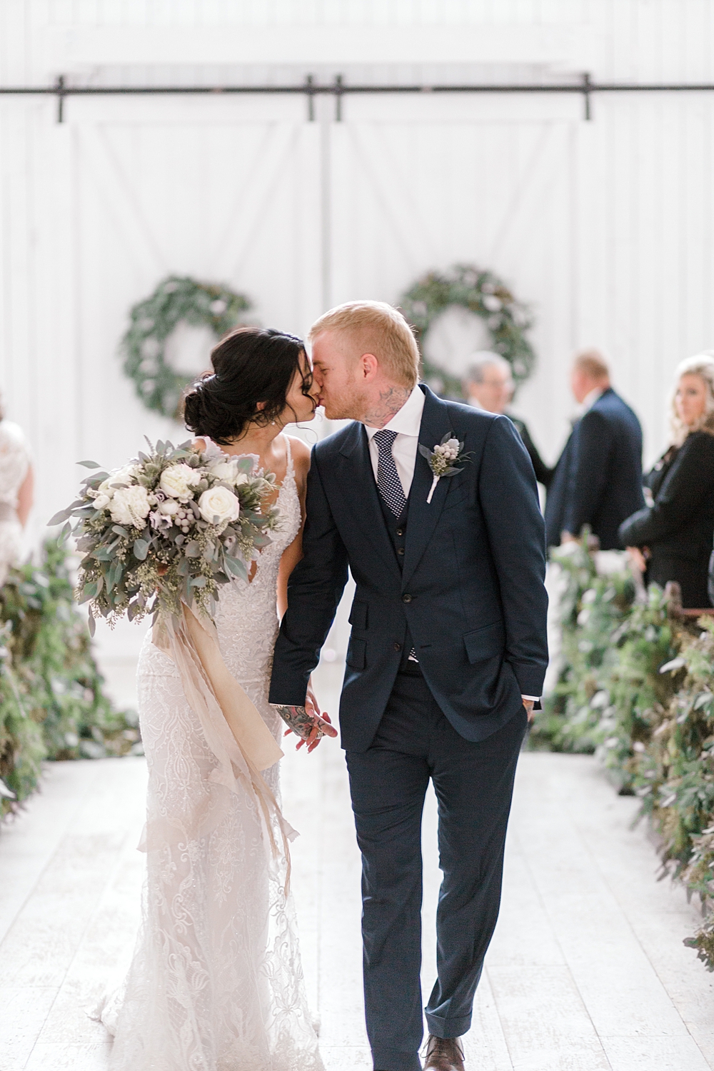 Dallas/Fort Worth Fine Art Film Wedding Photographer, The White Sparrow Barn Wedding, New Years Eve Wedding, Winter Wedding | Callie Manion Photography | www.calliemanionphotography.com