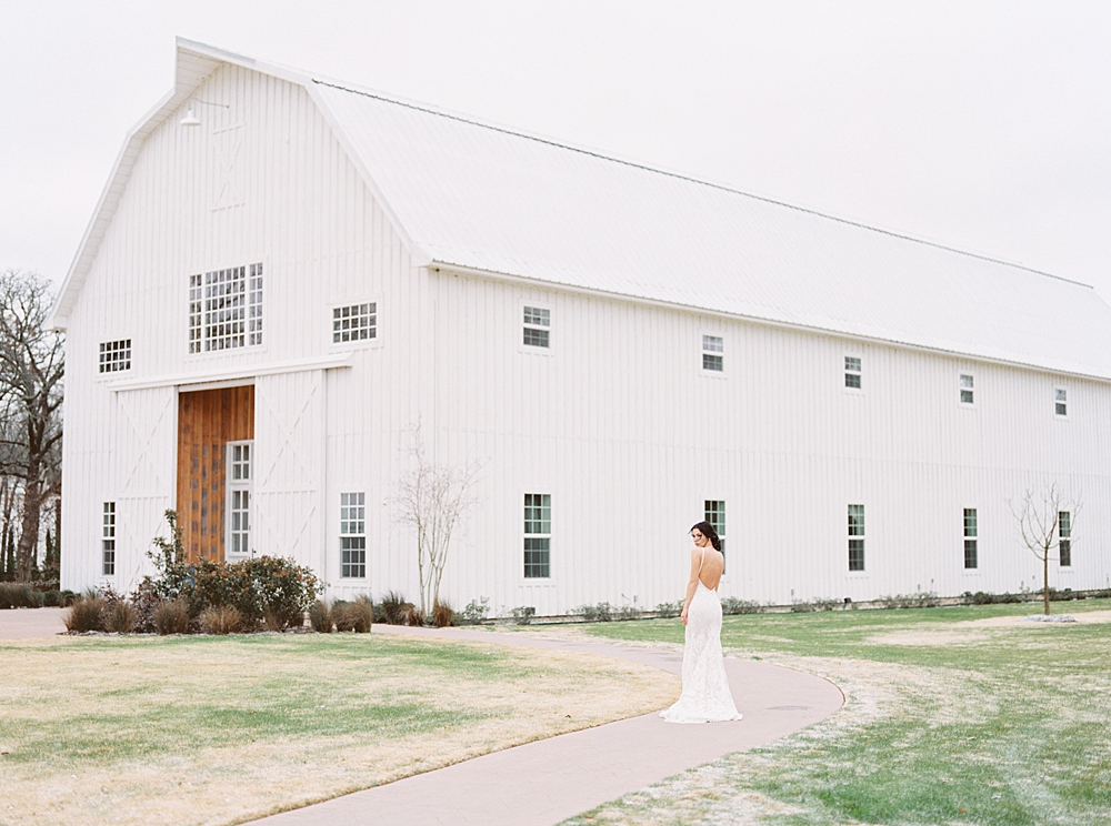 Dallas/Fort Worth Fine Art Film Wedding Photographer, The White Sparrow Barn Wedding, New Years Eve Wedding, Winter Wedding | Callie Manion Photography | www.calliemanionphotography.com