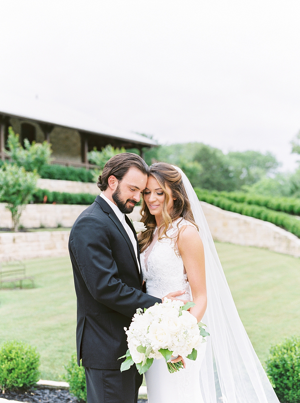 Beautiful Fine Art Bride & Groom Wedding by Film Wedding Photographer Callie Manion Photography