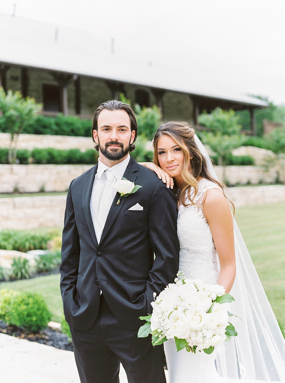Beautiful Fine Art Bride & Groom Wedding by Film Wedding Photographer Callie Manion Photography