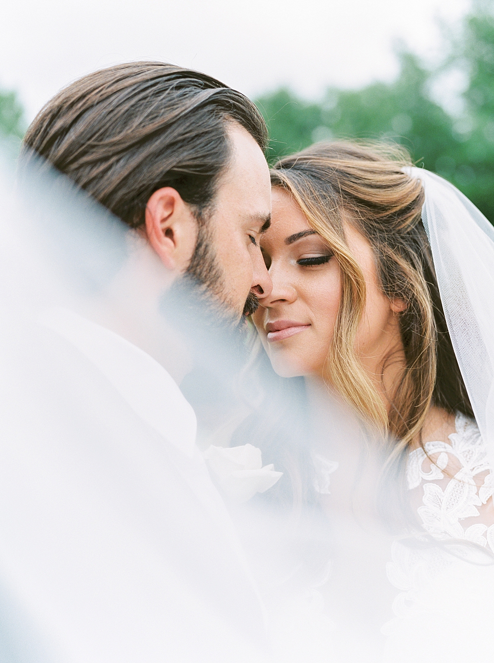 Beautiful Fine Art Bride & Groom Wedding by Film Wedding Photographer Callie Manion Photography
