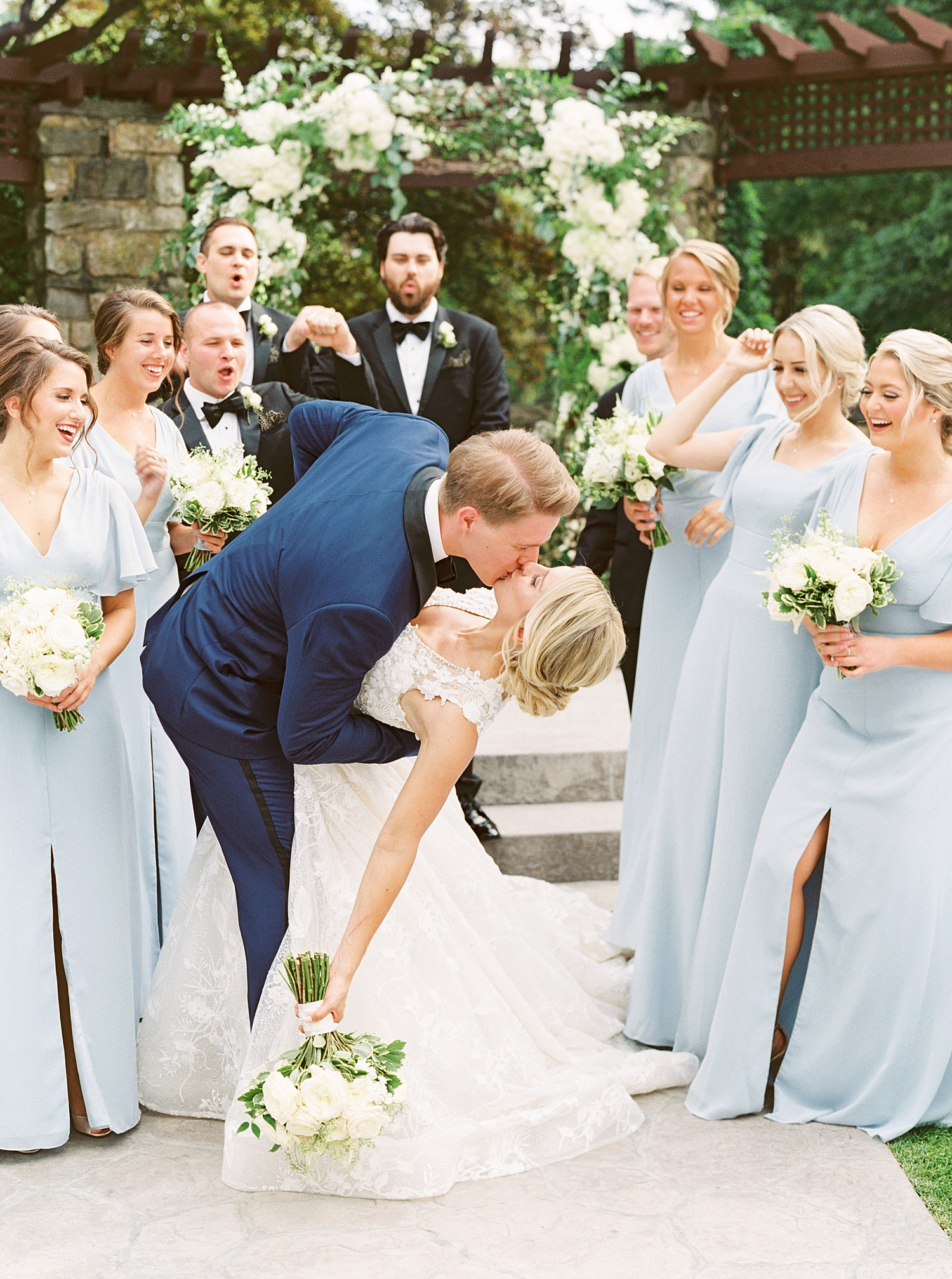 Le Chateau New York Film Wedding Photographer, Summer Garden Wedding, Callie Manion Photography, Philadelphia Wedding Photographer