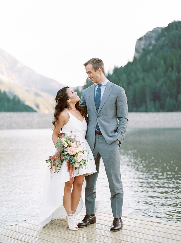 Tibble Fork Reservoir Canoe Engagement Session | Utah SLC Vail Colorado Wedding Photographer | Callie Manion Photography | www.calliemanionphotography.com