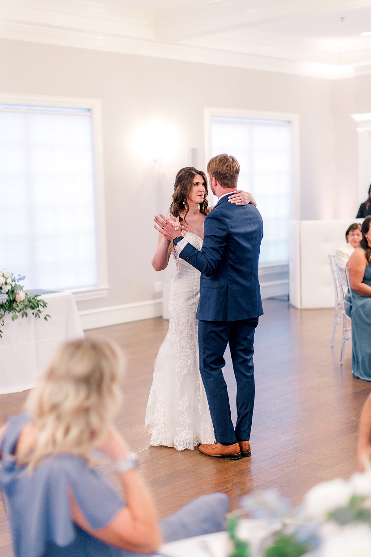 Bride and groom first dance, Milestone mansion wedding venue